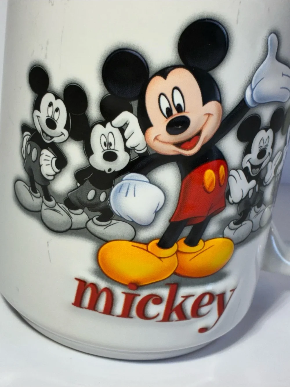 Disney Parks Authentic Original Mickey Mouse Retro Ceramic Mug